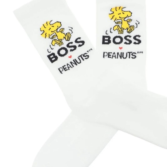 HUGO BOSS X PEANUTS TWO-PACK OF COTTON-BLEND SOCKS 50483881 - Picture 5 of 6